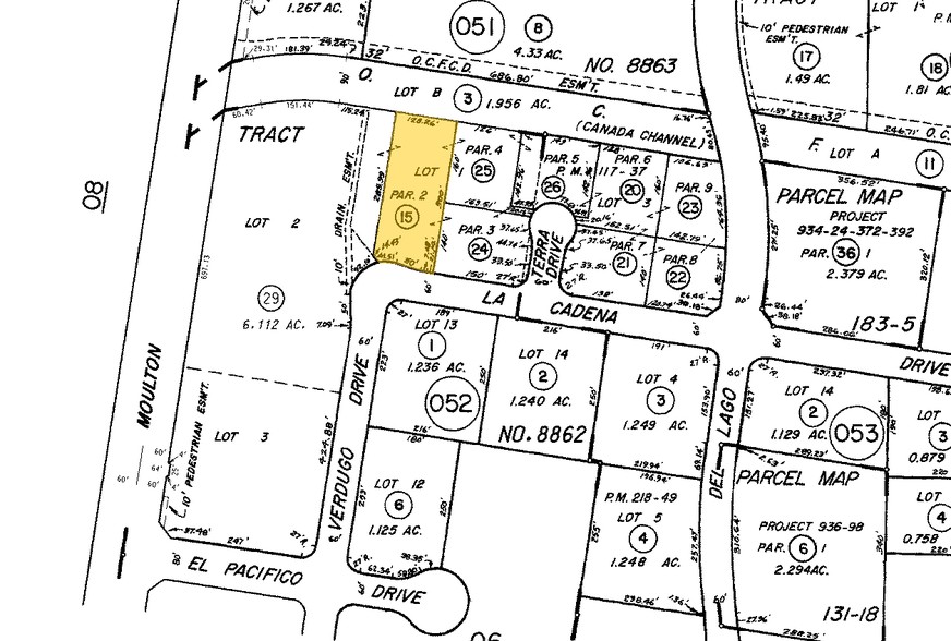 22951-22969 La Cadena Dr, Laguna Hills, CA à louer - Plan cadastral - Image 2 de 5