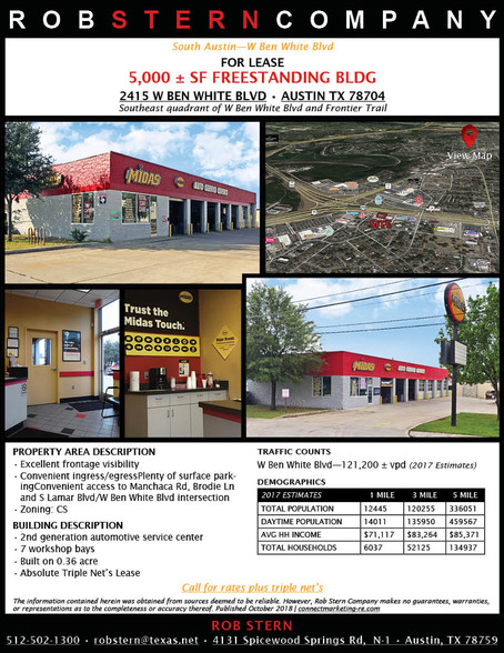 2415 W Ben White Blvd, Austin, TX for sale - Building Photo - Image 1 of 1