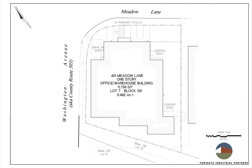 401-403 Meadow Ln, Carlstadt, NJ à louer - Plan de site - Image 1 de 6