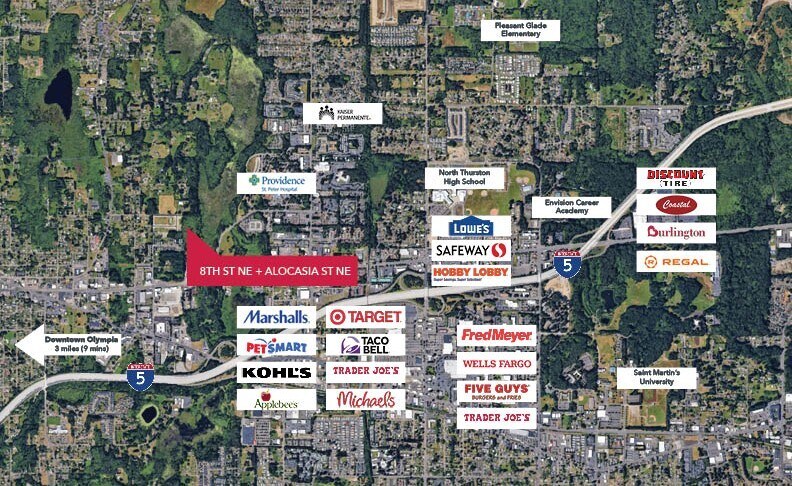 8th St NE & Alocasia St NE, Lacey WA 98506, Olympia, WA à vendre - Photo du bâtiment - Image 2 de 2