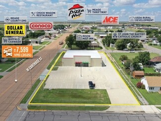 More details for 312 W Carthage St, Meade, KS - Retail for Sale