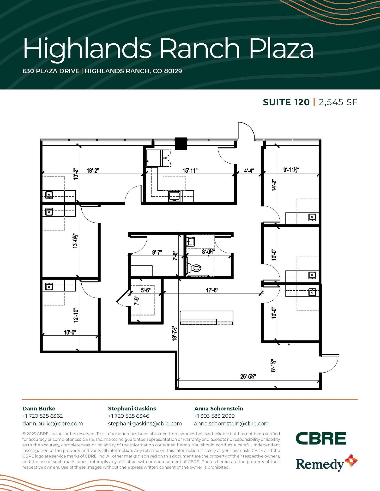 630 Plaza Dr, Highlands Ranch, CO for lease Floor Plan- Image 1 of 1