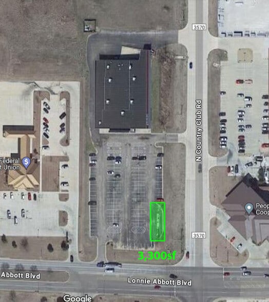 1630 Lonnie Abbott Blvd, Ada, OK for lease - Aerial - Image 2 of 4