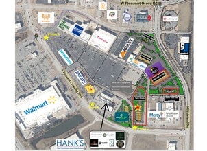 Pleasant Crossing Blvd., Rogers, AR - Aerial map view - Image1