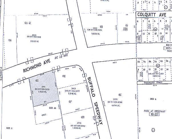 3411 Richmond Ave, Houston, TX à louer - Plan cadastral - Image 3 de 6