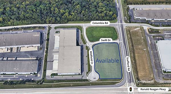 Ronald Reagan & Stafford Rd, Plainfield, IN for lease - Aerial - Image 2 of 2