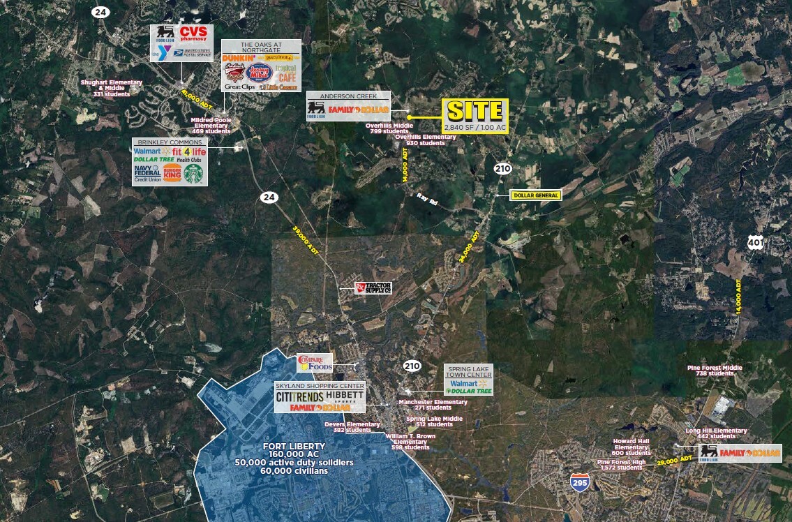 3210 Ray Rd, Spring Lake, NC for lease Aerial- Image 1 of 4