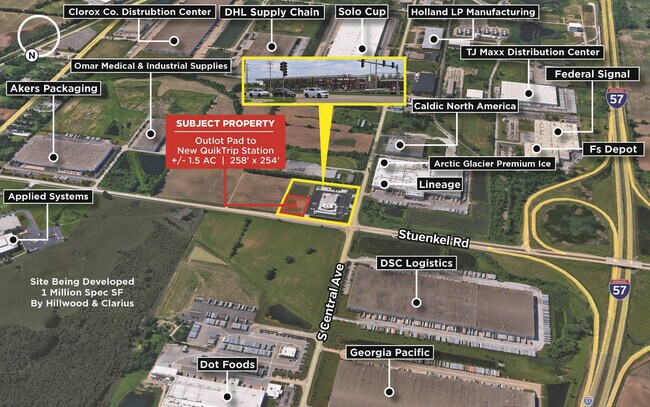 More details for SEC of Stuenkel Rd & Central Ave, University Park, IL - Land for Sale