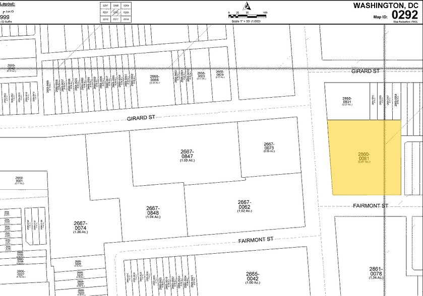 1375 Fairmont St NW, Washington, DC à louer - Plan cadastral - Image 2 de 34