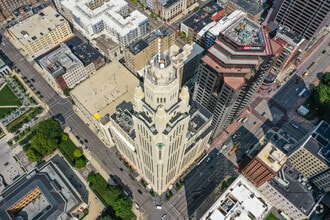 50 W Broad St, Columbus, OH - AERIAL  map view - Image1
