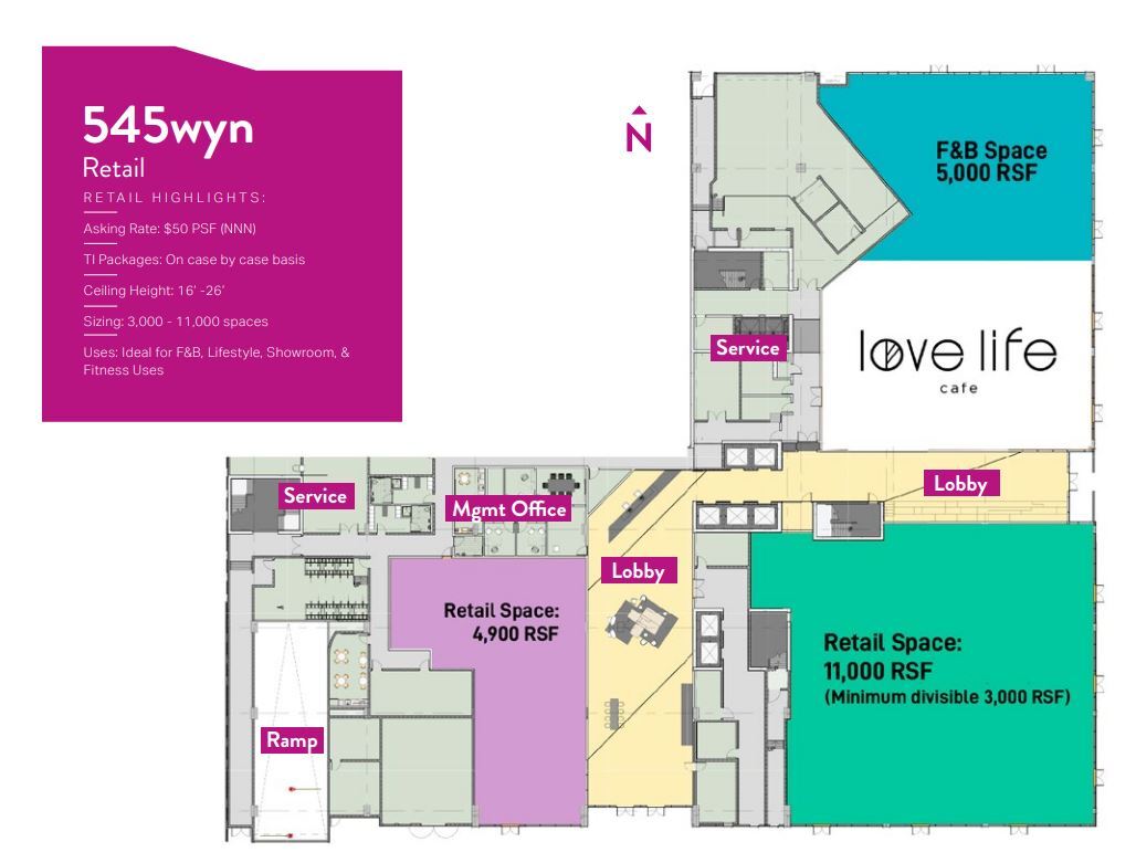 545 NW 26th St, Miami, FL à louer Plan d’étage- Image 1 de 1