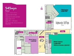 545 NW 26th St, Miami, FL à louer Plan d’étage- Image 1 de 1