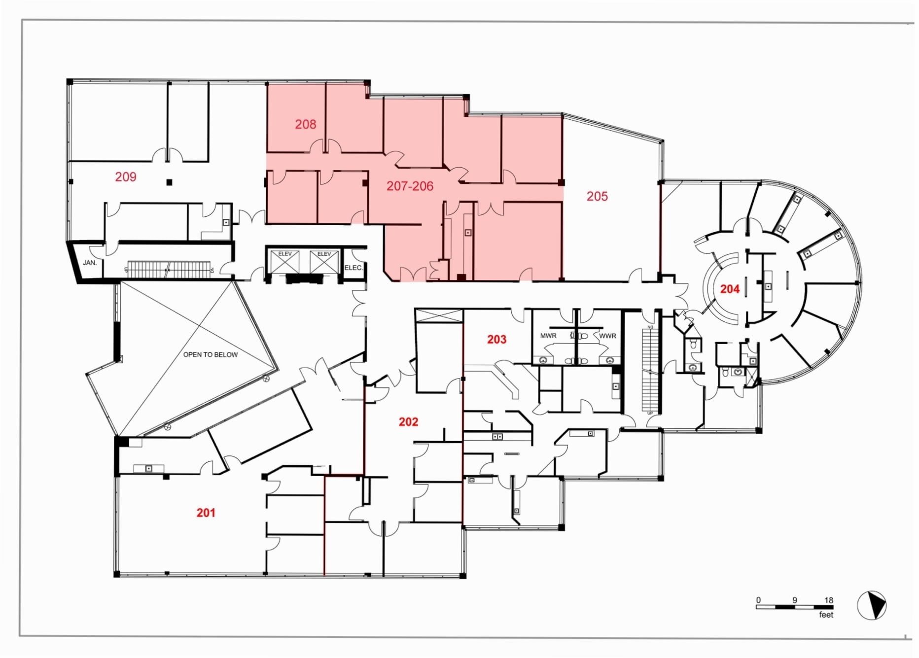 126 Wellington St, Barrie, ON for lease Floor Plan- Image 1 of 13