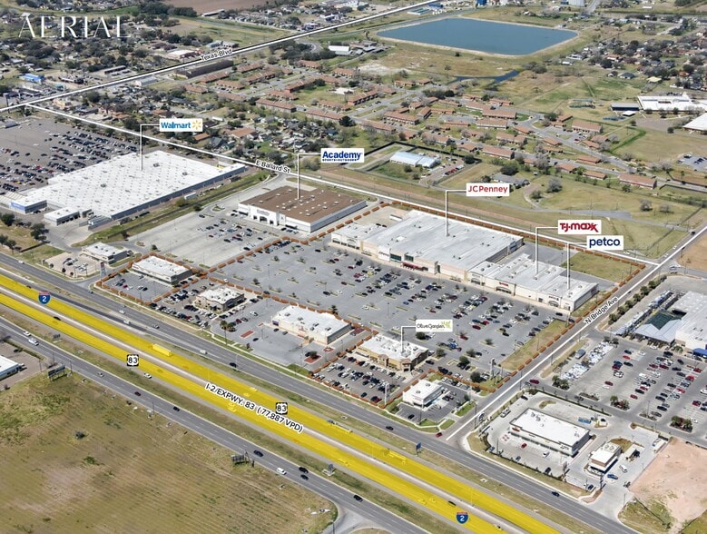 715-815 E Expressway 83, Weslaco, TX for lease - Aerial - Image 2 of 10