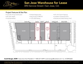 890 Service St, San Jose, CA for lease Floor Plan- Image 1 of 1