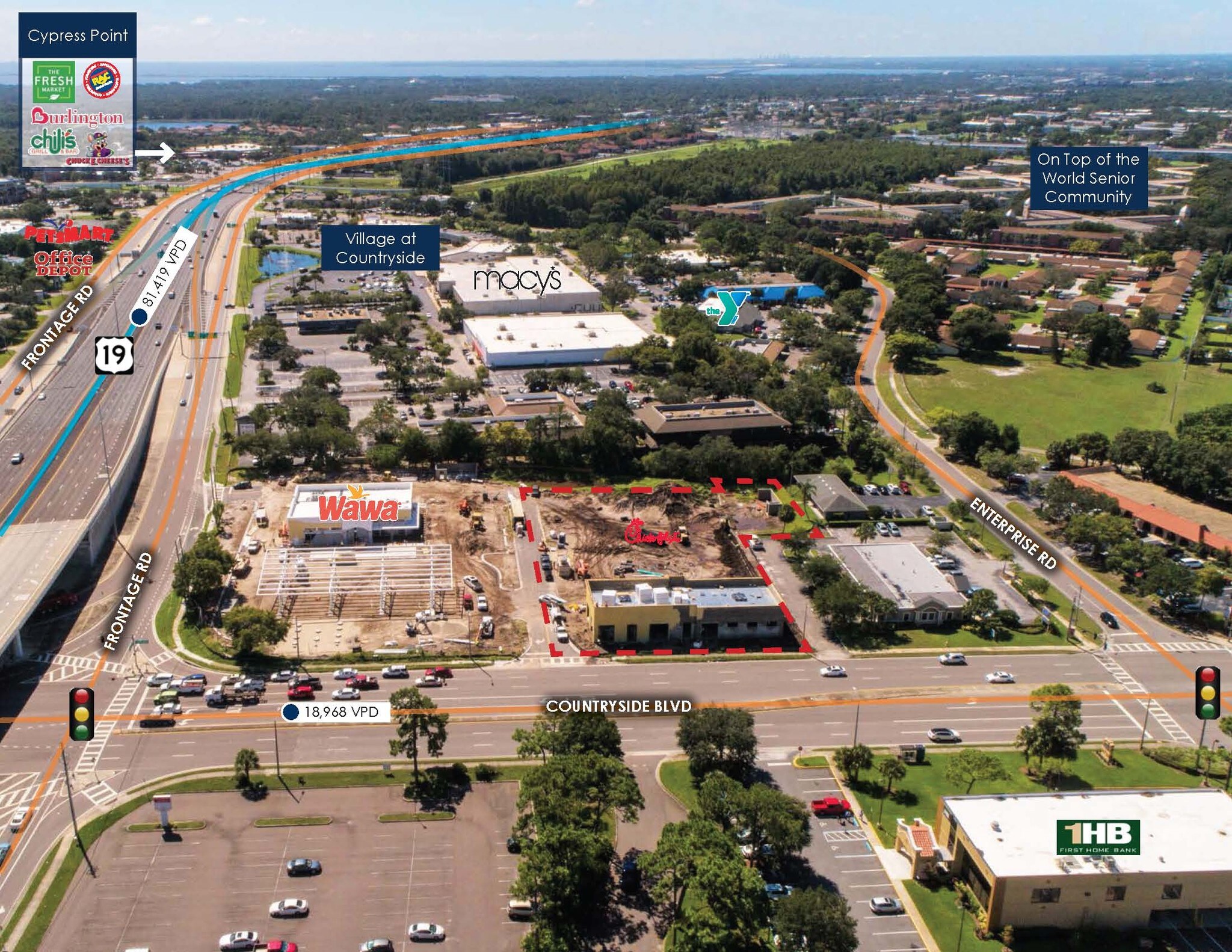 2525 Countryside Blvd, Clearwater, FL for sale Aerial- Image 1 of 1