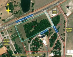 TBD HWY 380, Bridgeport, TX - AERIAL  map view