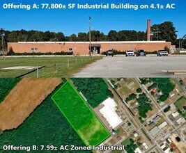 120 S Church Ave, Garland, NC - AÉRIEN Vue de la carte