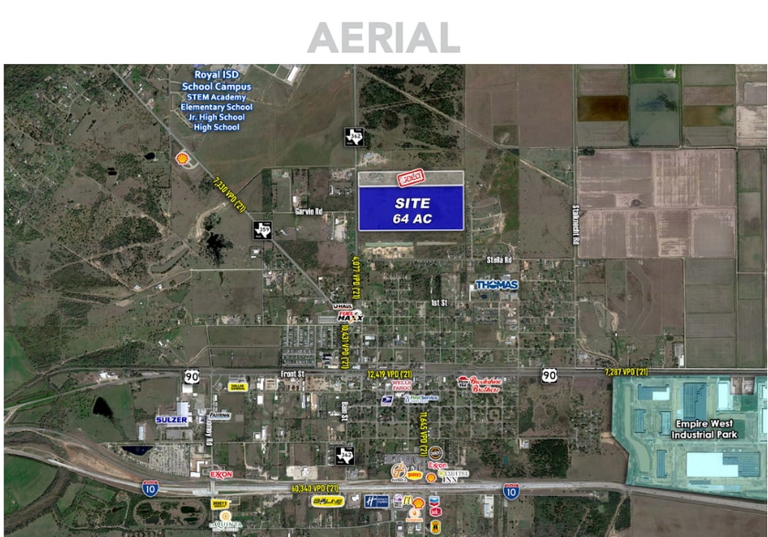 FM 362 & Stella Rd, Brookshire, TX à vendre - Photo du bâtiment - Image 3 de 4