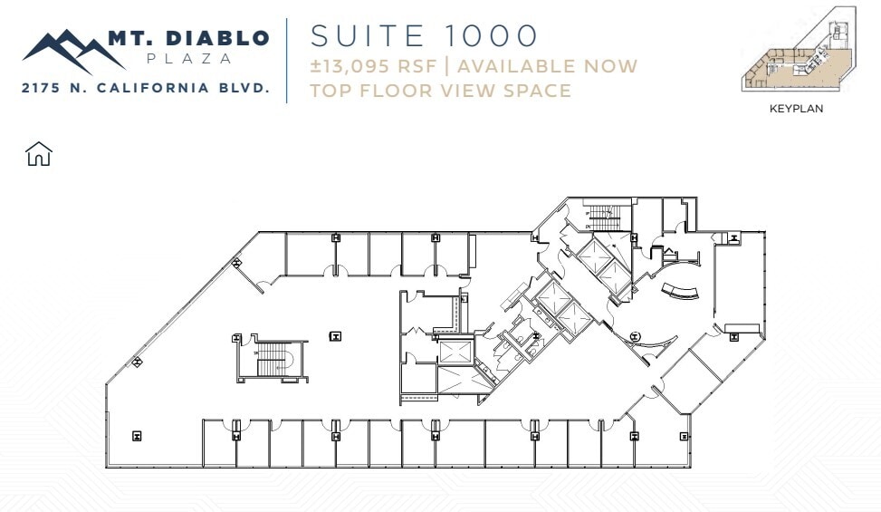 2175 N California Blvd, Walnut Creek, CA for lease Floor Plan- Image 1 of 1