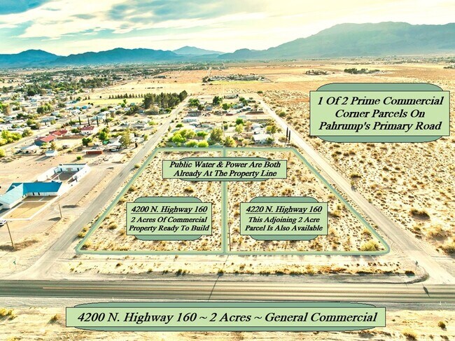 Plus de détails pour 4200 N. Highway 160, Pahrump, NV - Terrain à vendre