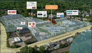 Plus de détails pour 90 E Lancaster Ave, Paoli, PA - Commerce de détail à louer
