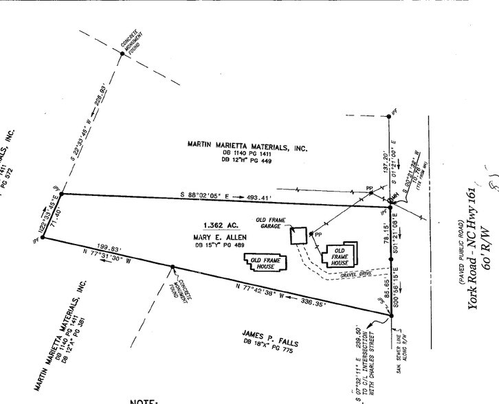 710 York Rd, Kings Mountain, NC à vendre - Plan cadastral - Image 2 de 7