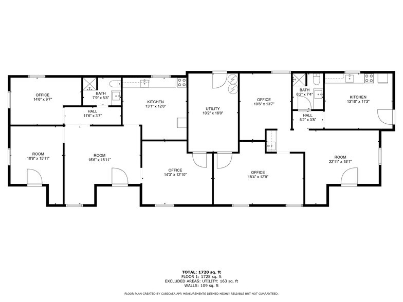 1102 W McDowell Rd, Phoenix, AZ à louer - Plan d’étage - Image 2 de 10