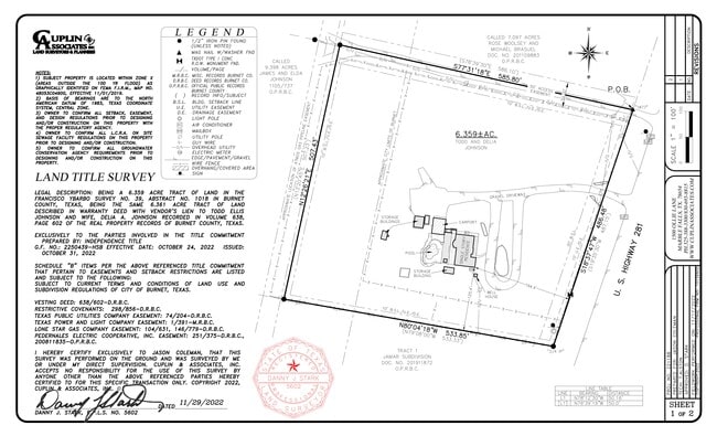 Plus de détails pour 5396 US-281, Burnet, TX - Terrain à vendre