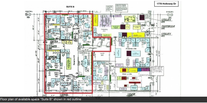 1778 Holloway Dr, Holt, MI for lease - Floor Plan - Image 3 of 3