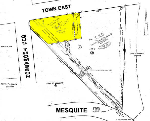 2110 N Town East Blvd, Mesquite, TX for sale Plat Map- Image 1 of 1