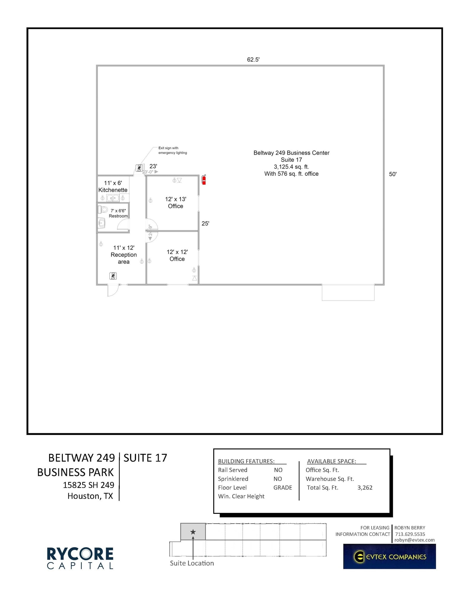 15825 State Highway 249, Houston, TX à louer Plan d’étage- Image 1 de 1
