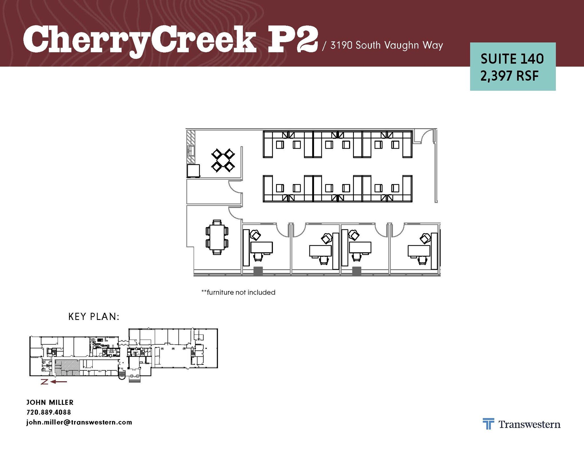 3131 S Vaughn Way, Aurora, CO for lease Floor Plan- Image 1 of 2