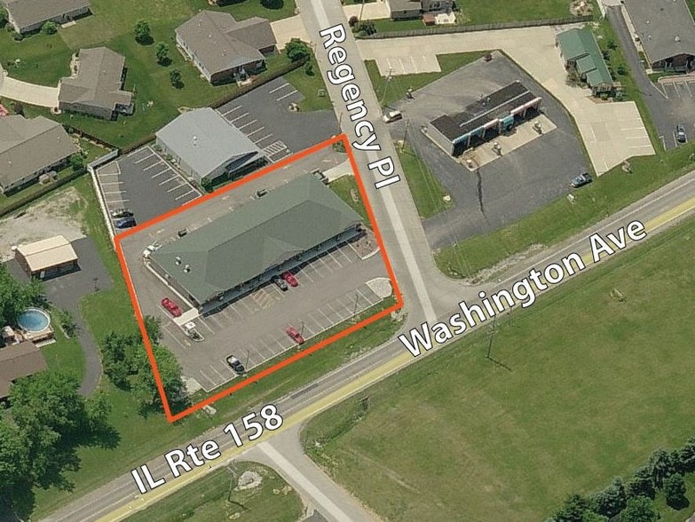 542-548 E Washington St, Millstadt, IL for sale - Aerial - Image 3 of 8