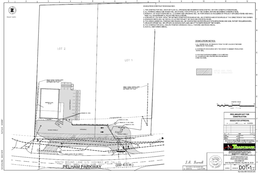 3446 Pelham Pky, Pelham, AL for sale - Site Plan - Image 2 of 2