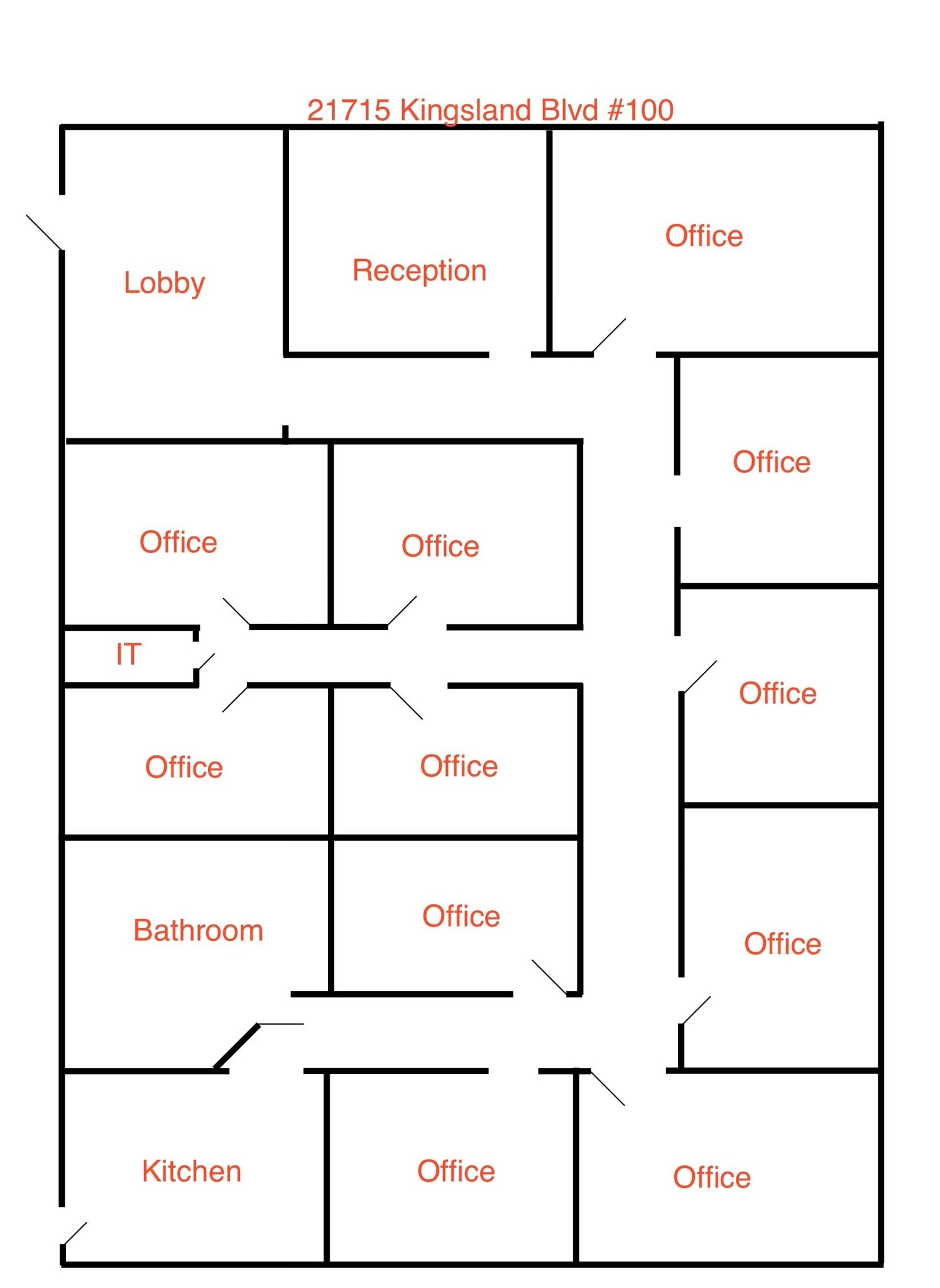 21715 Kingsland Blvd, Katy, TX for lease Floor Plan- Image 1 of 16