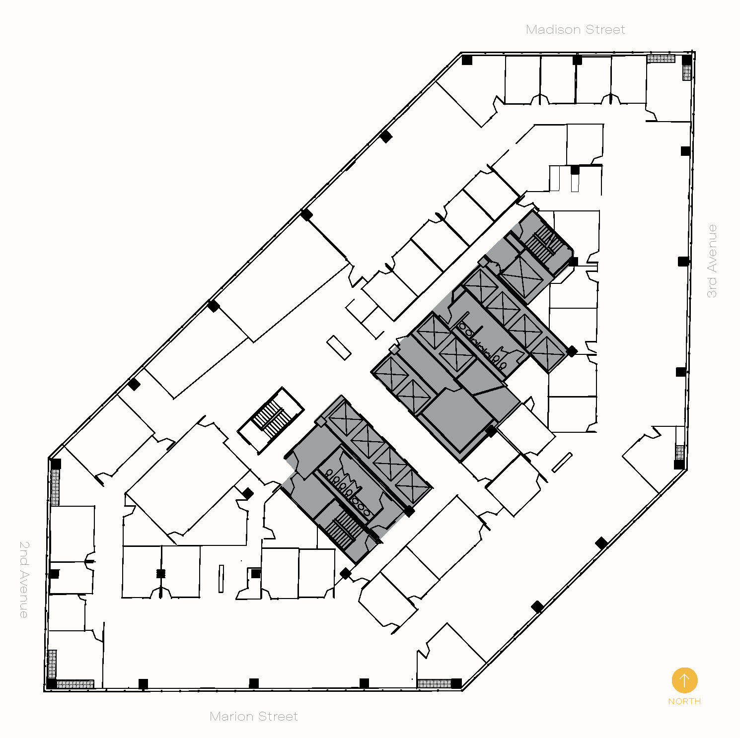 999 3rd Ave, Seattle, WA for lease Floor Plan- Image 1 of 4