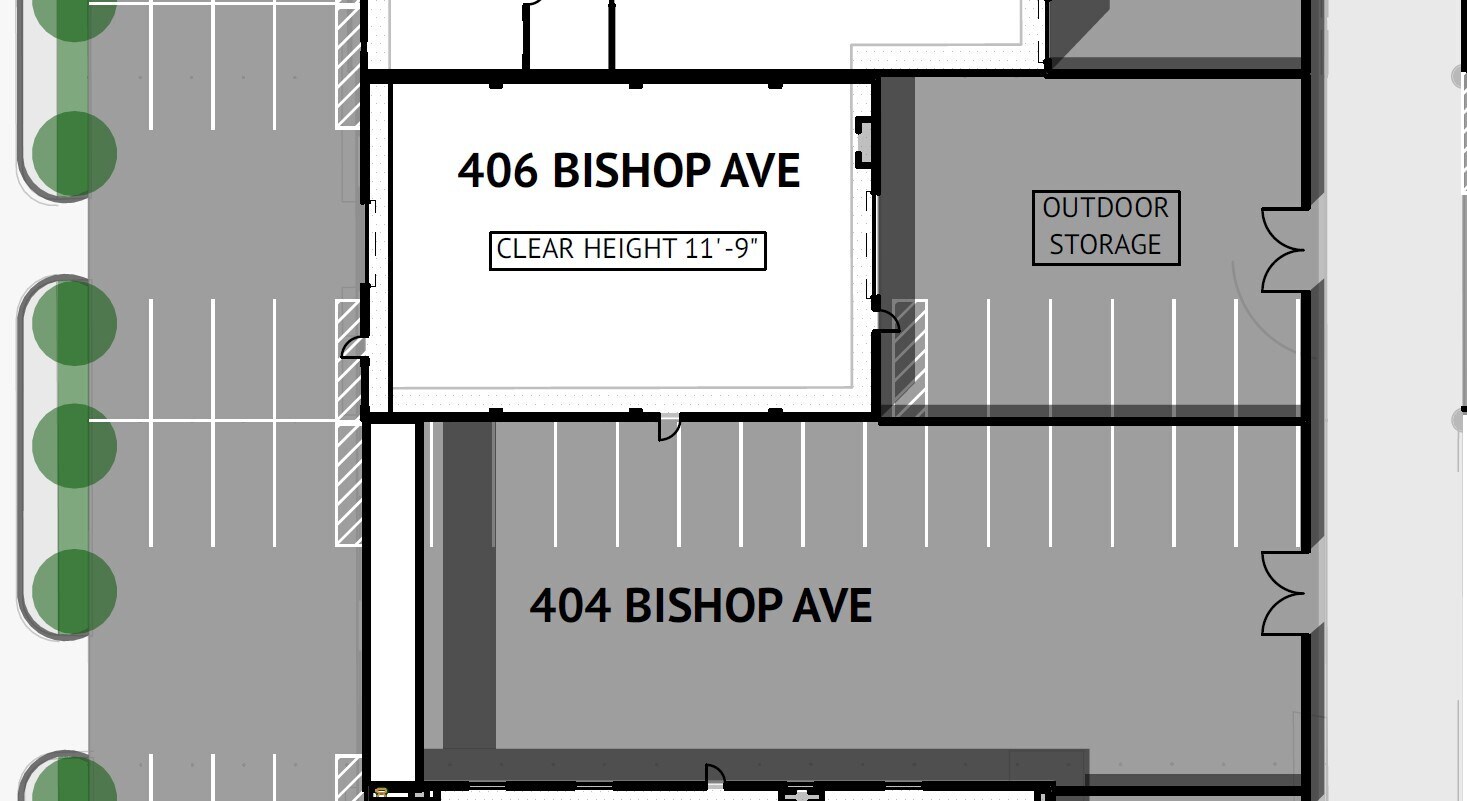 406 Bishop Ave, Richardson, TX à louer Plan de site- Image 1 de 1