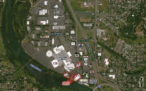 Valley River Ctr, Eugene, OR for lease - Aerial - Image 1 of 2