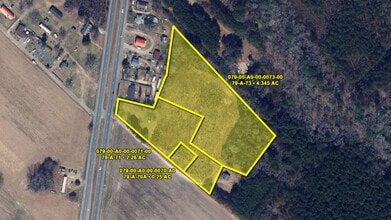 19263 Lankford Hwy, Parksley, VA - AERIAL  map view