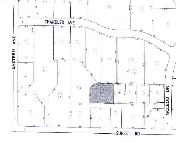 2560 E Sunset Rd, Las Vegas, NV à louer - Plan cadastral - Image 2 de 8