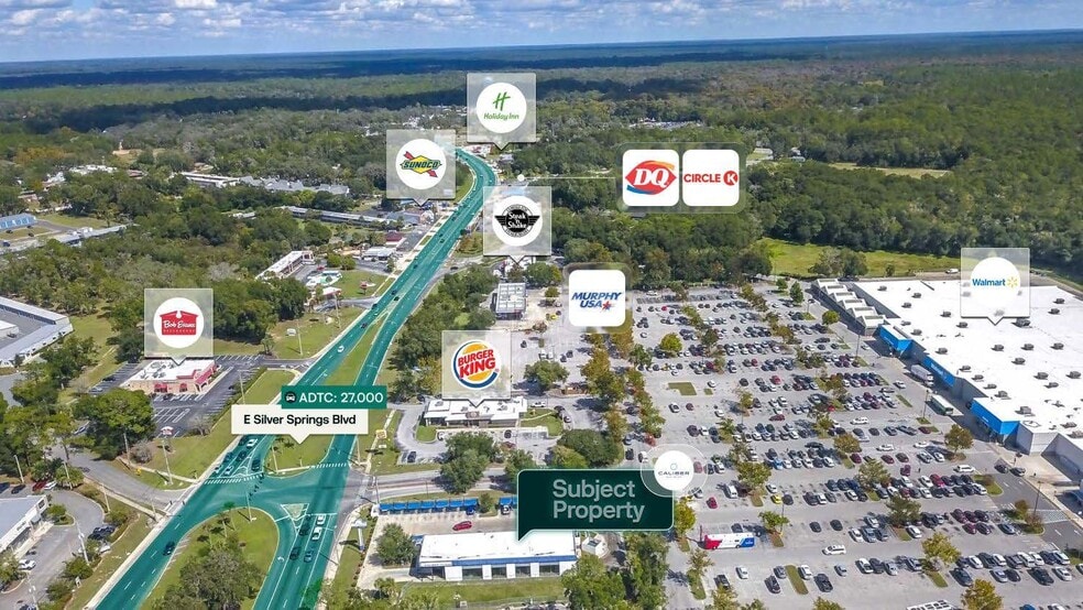 4956 E Silver Springs Blvd, Ocala, FL à vendre - Aérien - Image 2 de 3