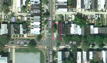 1501 1st St NW, Washington, DC - AERIAL  map view