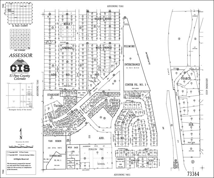 2915 Sage St, Colorado Springs, CO à vendre - Plan cadastral - Image 3 de 4