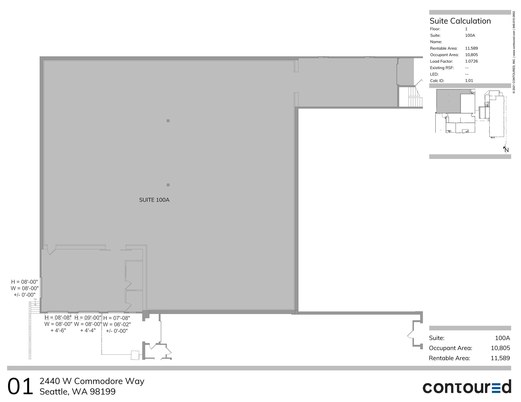 2440 W Commodore Way, Seattle, WA for lease Site Plan- Image 1 of 4