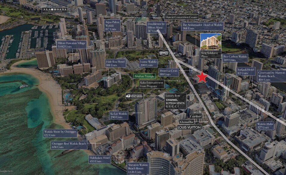 2080 Kalakaua Ave, Honolulu, HI à vendre - Photo du bâtiment - Image 3 de 4