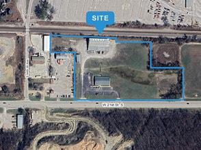 4333 W 21st St S, Tulsa, OK - Aérien  Vue de la carte