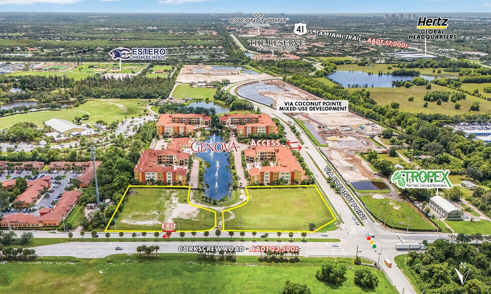 21510 Strada Nuova Cir, Estero, FL à vendre - Aérien - Image 2 de 11