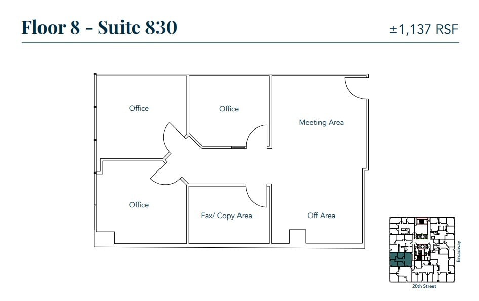1970 Broadway, Oakland, CA à louer Plan d’étage- Image 1 de 1