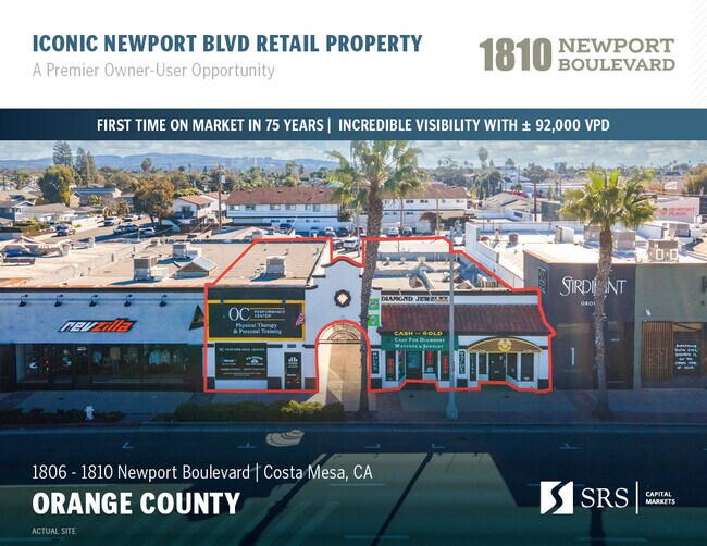More details for 1810 Newport Blvd, Costa Mesa, CA - Retail for Sale
